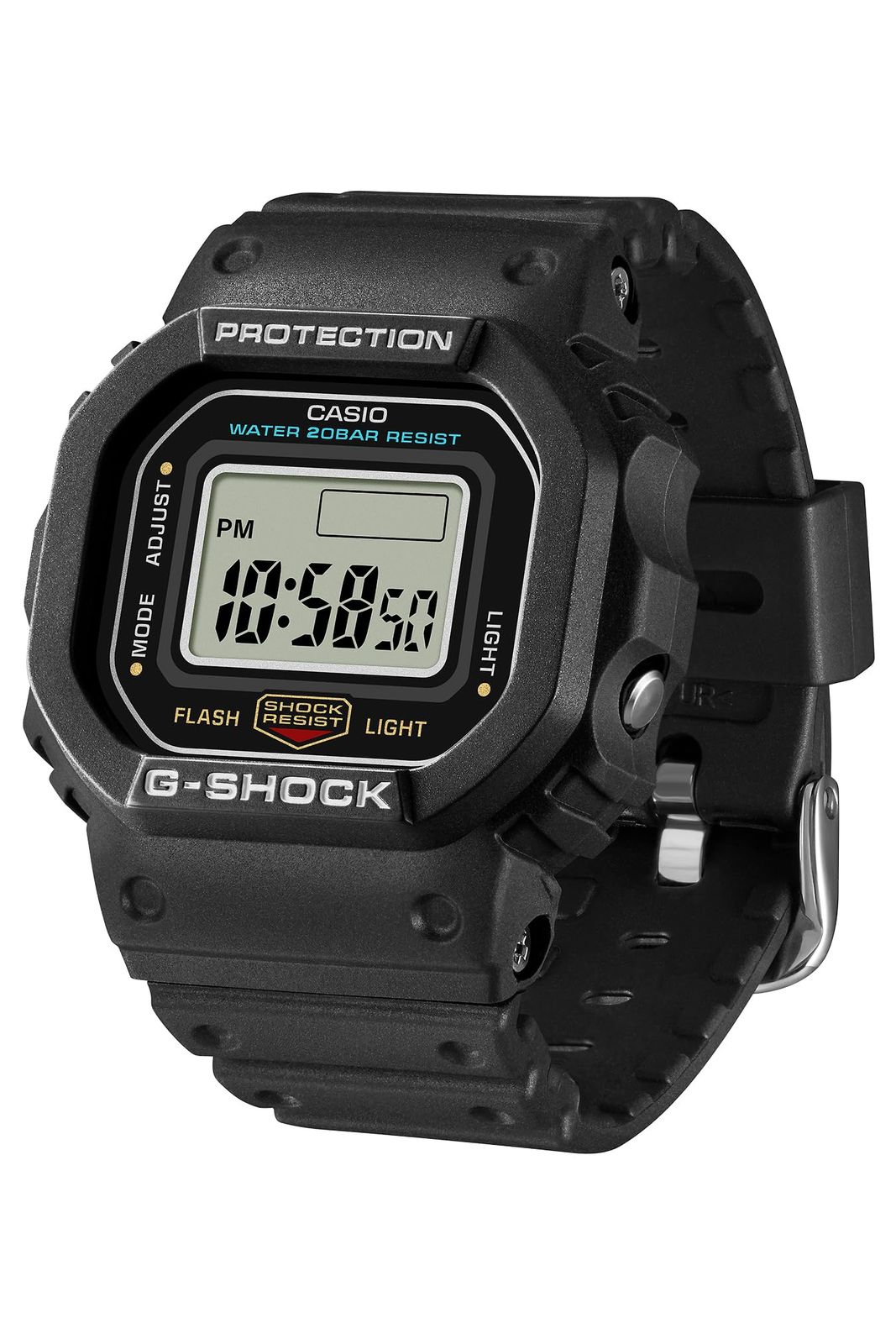 [カシオ] 腕時計 ジーショック 【国内正規品】 G-SHOCK nano 環境配慮素材採用 DWN-5600-1JR メンズ ブラック [ブラック]