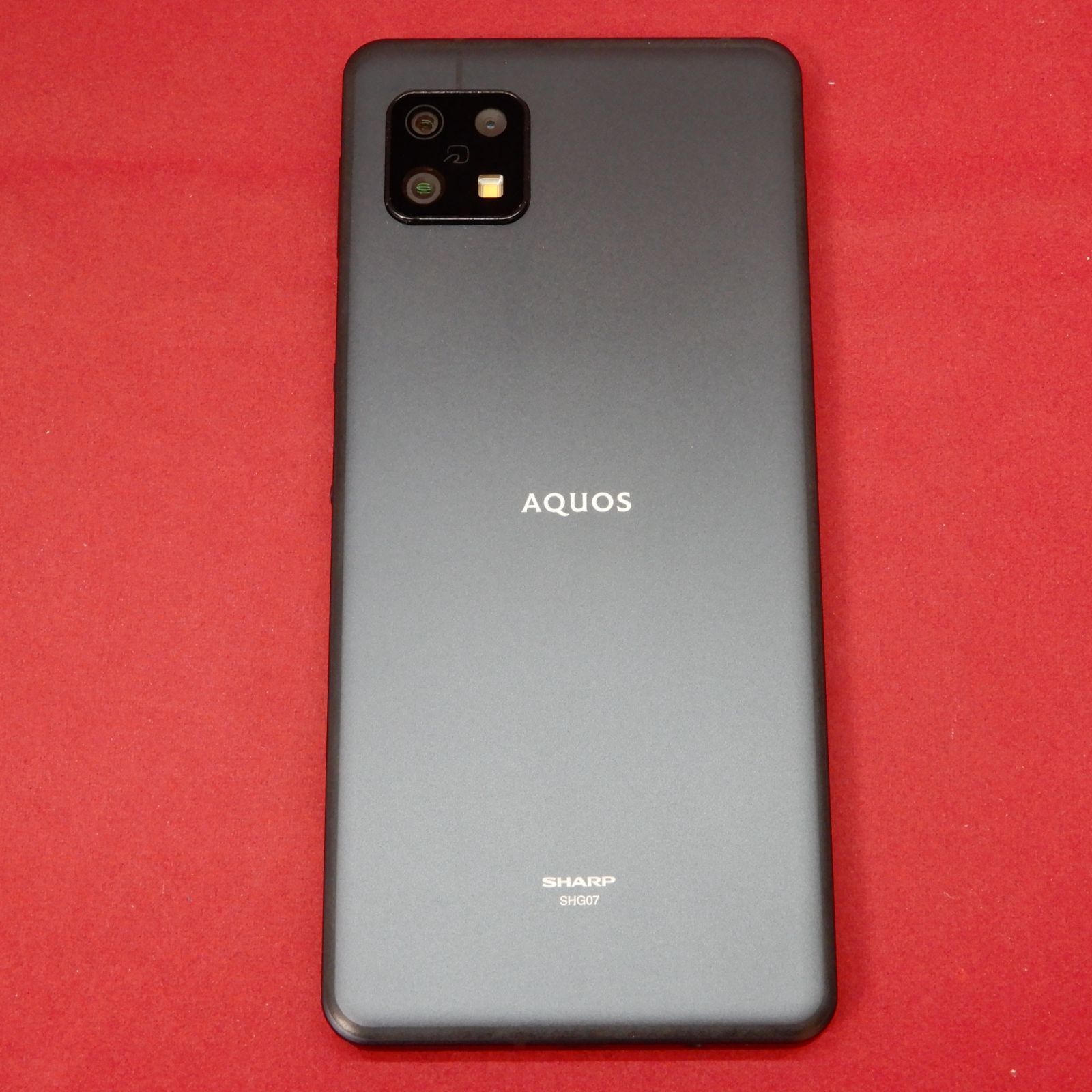 SHARP AQUOS sense6s SHG07 auSIMフリー ブラック - メルカリ
