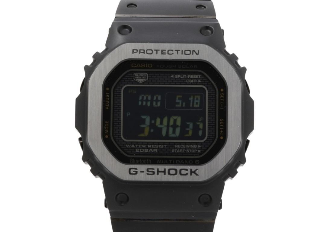 CASIO カシオ 腕時計 G-SHOCK FULL METAL 5000 SERIES GMW-B5000MB-1JF ブラック系 ステンレススチール メンズ デジタル 美品