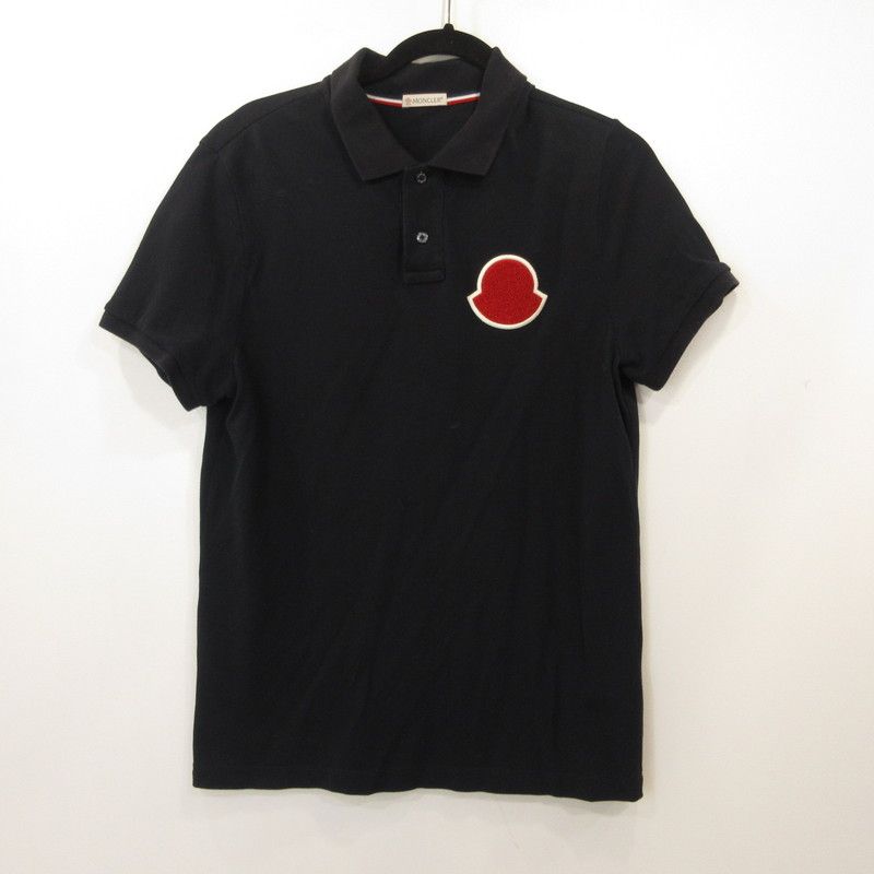 【姫路東店】 中古 MONCLER | モンクレール ポロシャツ MAGLIA POLO MANICA CORTA E10918322000 国内正規品 ネイビー サイズ：M 【108】 姫路東店】 中古 MONCLER | モンクレール ポロシャツ MAGLIA POLO