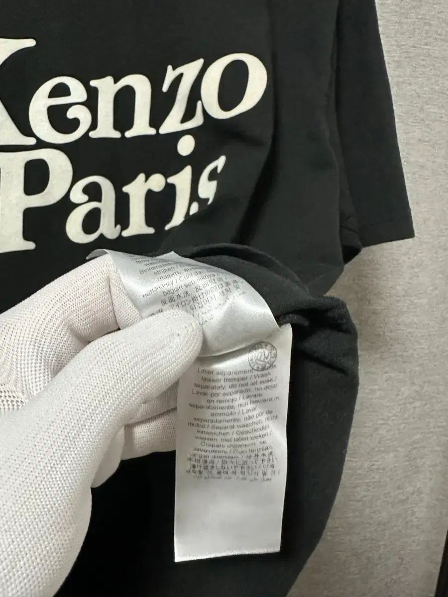 KENZO X VERDY レタリング 半袖 ブラック (L) KENZO X VERDY レタリング 半袖 ブラック (L)