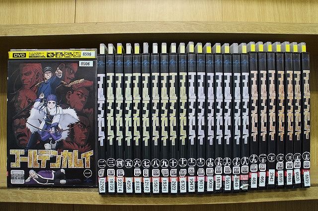 DVD ゴールデンカムイ 全25巻 ※ケース無し発送 レンタル落ち ZEE531