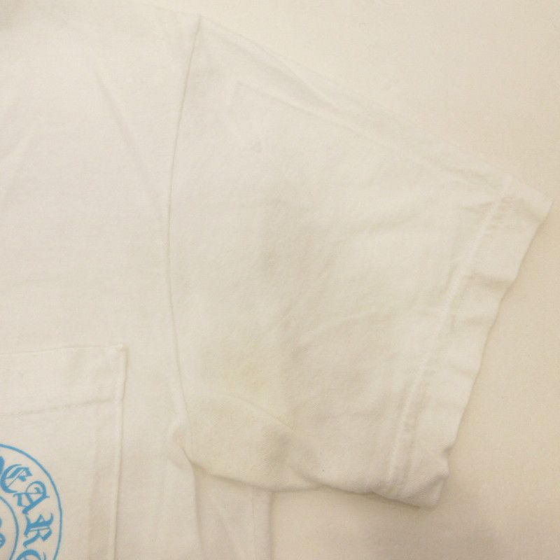 【姫路東店】 中古 CHROME HEARTS | クロムハーツ 半袖Ｔシャツ ブルー3セメタリークロス 国内正規品 ホワイト サイズ：XS 【108】