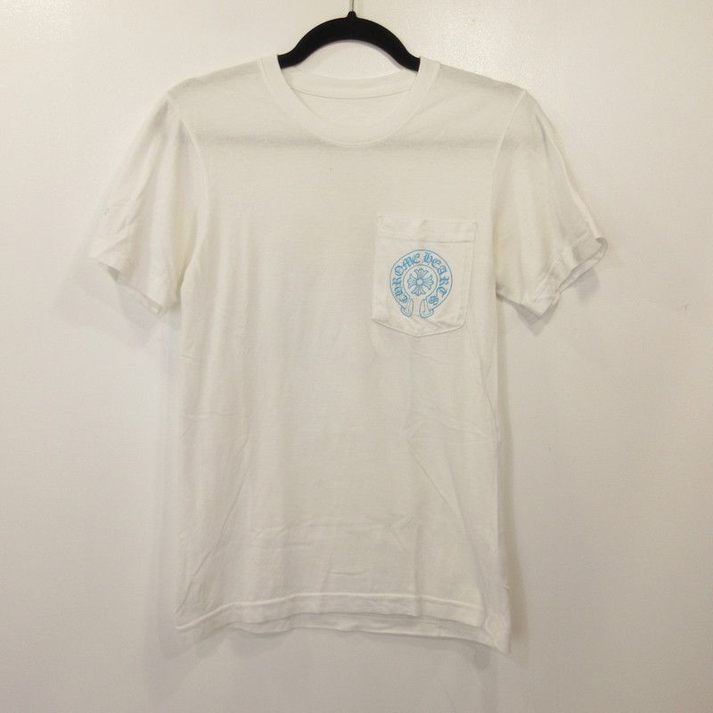 【姫路東店】 中古 CHROME HEARTS | クロムハーツ 半袖Ｔシャツ ブルー3セメタリークロス 国内正規品 ホワイト サイズ：XS 【108】