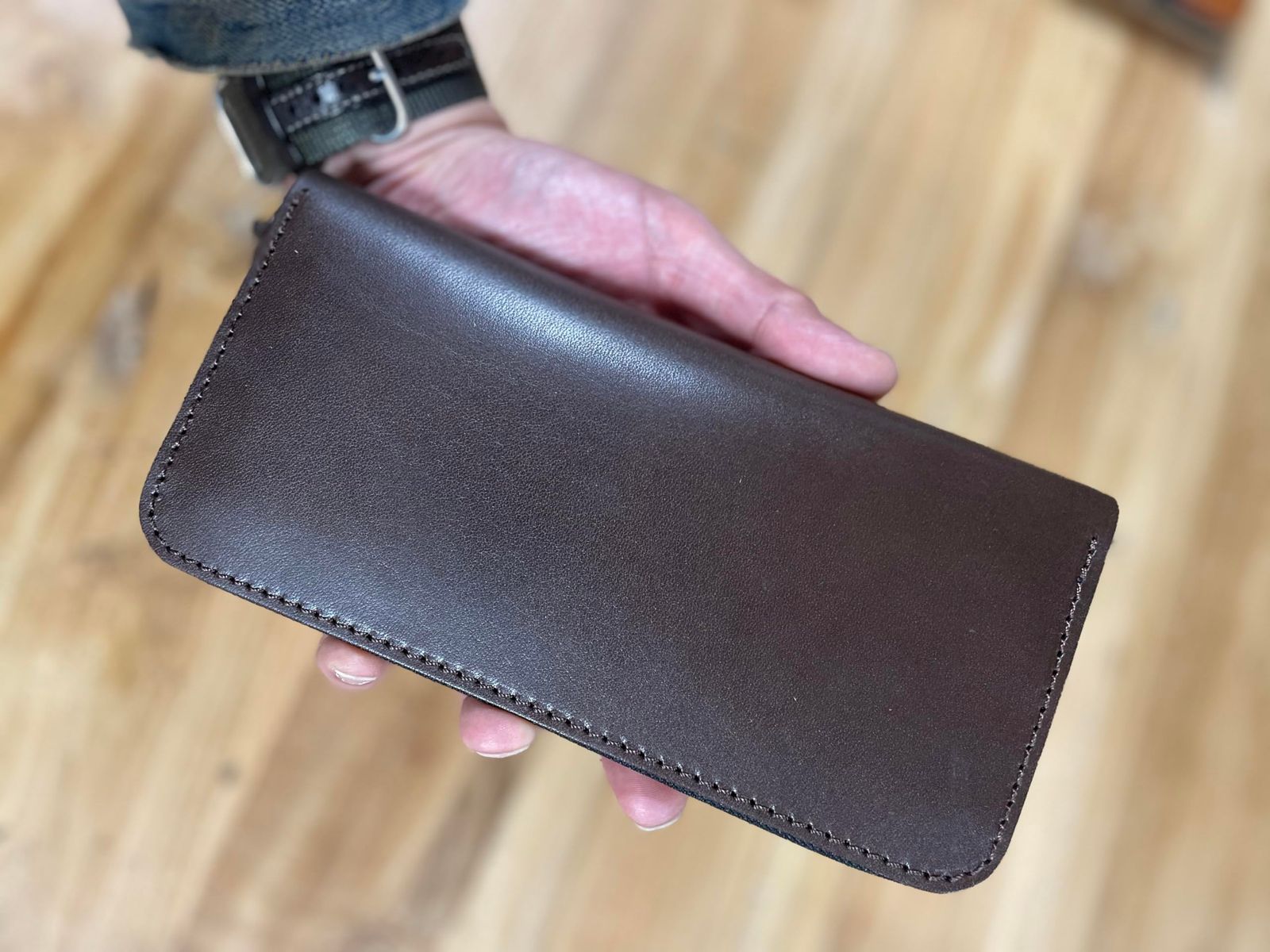 コデル atelierCODEL 長財布 ラウンドファスナー 栃木レザー メンズ 財布 本革 日本製 (ダークブラウン) [ダークブラウン]