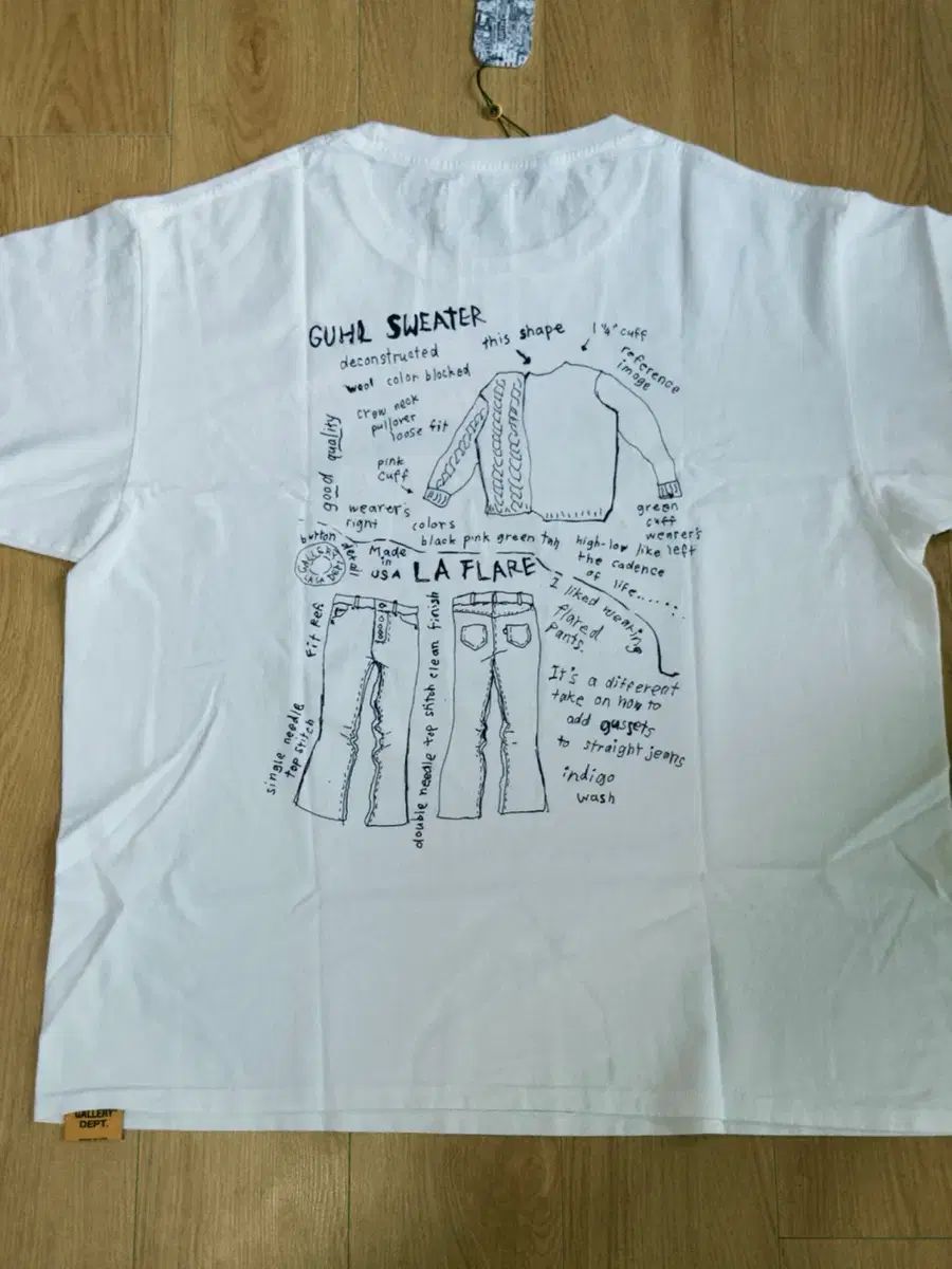 ギャラリー デプト ムーディー 半袖 Tシャツ 白 ギャラリー デプト ムーディー 半袖 Tシャツ 白