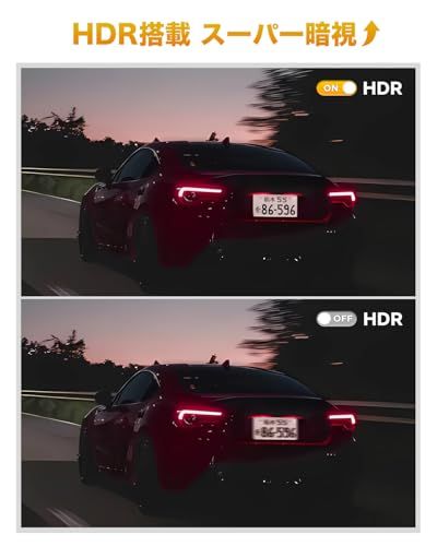 GKU 360° ドライブレコーダー前後【2026年最新4K+1080P UHD超高精細記録】 1.47インチ液晶画面 ドライブレコーダー ドラレコ 前後 小型 800万画素 携帯連携 GPS搭載 360° 回転 LED信号機対応 ノイズ対策 07f857eb