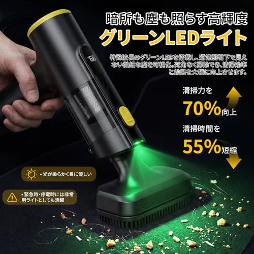 ハンディクリーナー コードレス Zynet V5 車用掃除機 60分間超長時間稼働 40000Pa強力吸引 【吹き飛ぶ/吸い込む/空気入れ】7種類ノズル 7-in-1多機能 大容量バッテリー Type-C急速充電 ハンディ掃除機 LEDライト 39ea0d89 ハンディクリーナー コードレス Zynet V5 車用掃除機 60分間超長時間稼働 40000Pa強力吸引 【吹き飛ぶ/吸い込む/空気入れ】7種類ノズル 7-in-1多機能 大容量バッテリー Type-C急速充電 ハンディ掃除機 LEDライト 39ea0d89
