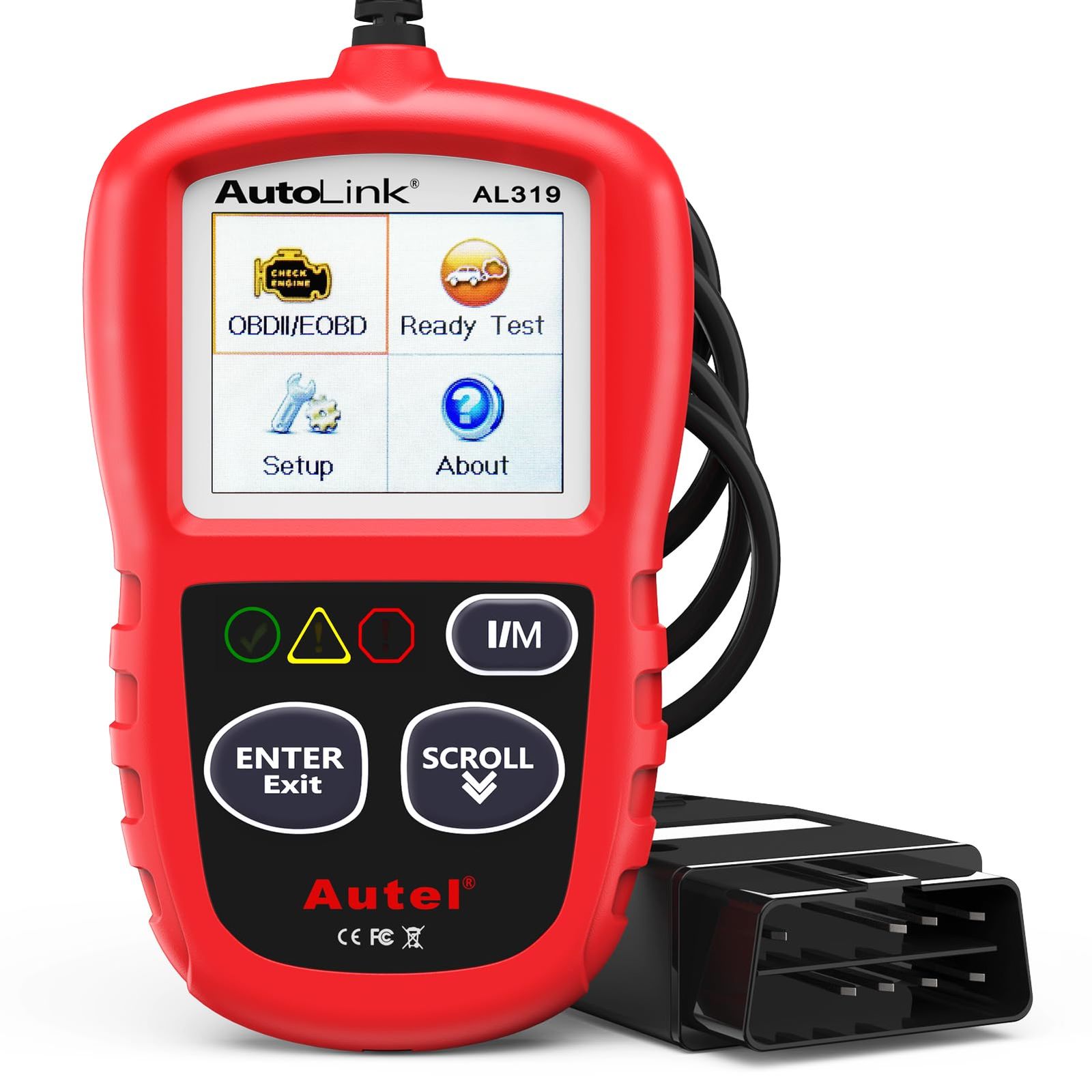 Autel Autolink AL319 OBD2 診断機 故障コードの読み取りと消去 obd車検時エラーチェック用 自動車 診断機 エミッションモニターのステータスのチェック エンジン警告灯のオフ 日本語化可能 JOBD基準な国産車に非対応 2e74cd29 Autel Autolink AL319 OBD2 診断機 故障コードの読み取りと消去 obd車検時エラーチェック用 自動車 診断機 エミッションモニターのステータスのチェック エンジン警告灯のオフ 日本語化可能 JOBD基準な国産車に非対応 2e74cd29