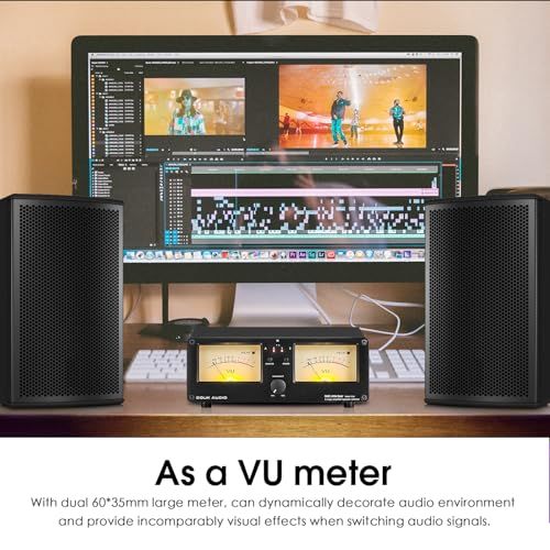 Douk Audio VU3 デュアル アナログ VU メーター, 2 ウェイ アンプ/スピーカー スイッチ, DB パネルディスプレイ オーディオ スイッチャー ボックス★m 2f41a283 Douk Audio VU3 デュアル アナログ VU メーター, 2 ウェイ アンプ/スピーカー スイッチ, DB パネルディスプレイ オーディオ スイッチャー ボックス★m 2f41a283