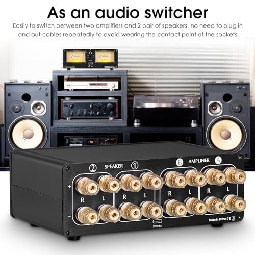 Douk Audio VU3 デュアル アナログ VU メーター, 2 ウェイ アンプ/スピーカー スイッチ, DB パネルディスプレイ オーディオ スイッチャー ボックス★m 2f41a283 Douk Audio VU3 デュアル アナログ VU メーター, 2 ウェイ アンプ/スピーカー スイッチ, DB パネルディスプレイ オーディオ スイッチャー ボックス★m 2f41a283