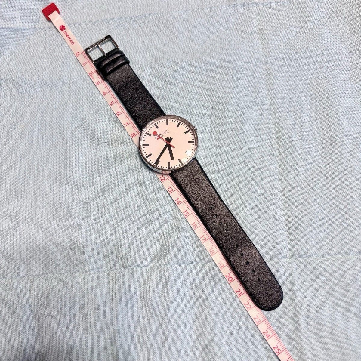 美品★Mondaine モンディーン SBB スイス国鉄 腕時計 ユニセックス★ 美品★Mondaine モンディーン SBB スイス国鉄 腕時計 ユニセックス★