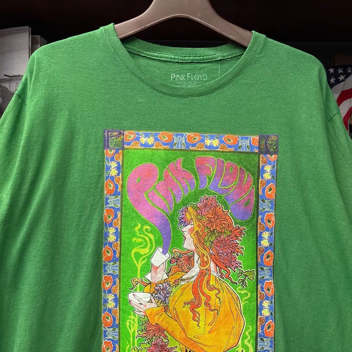 ピンクフロイド OFFICIALマーチャン 66' マキクラブ ポスター グラフィック Tシャツ N1523