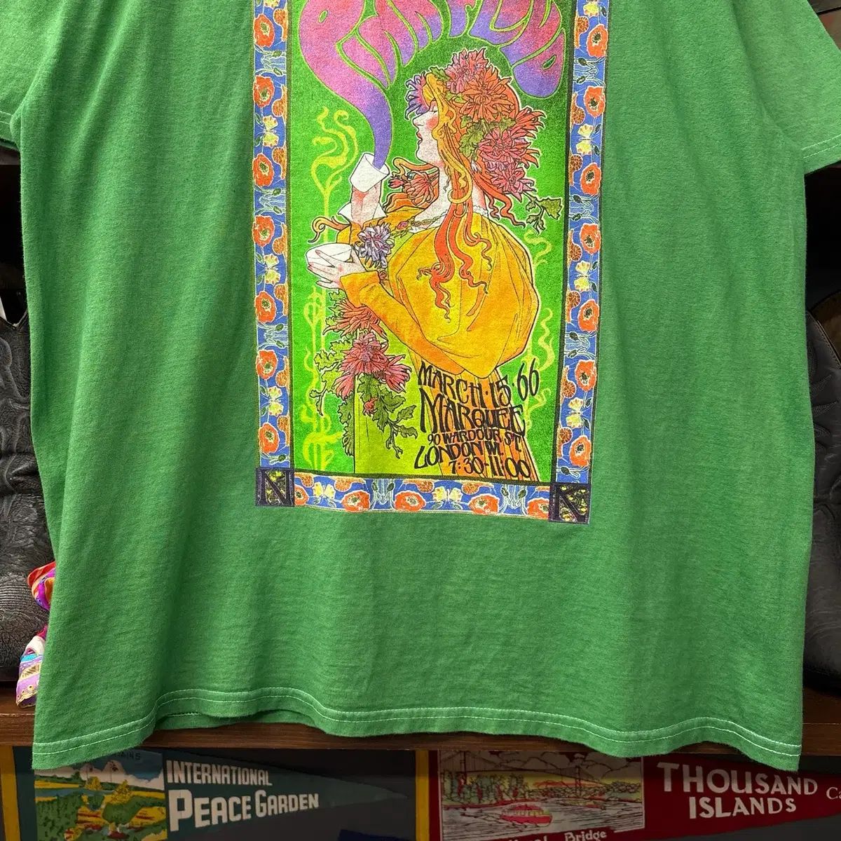 ピンクフロイド OFFICIALマーチャン 66' マキクラブ ポスター グラフィック Tシャツ N1523