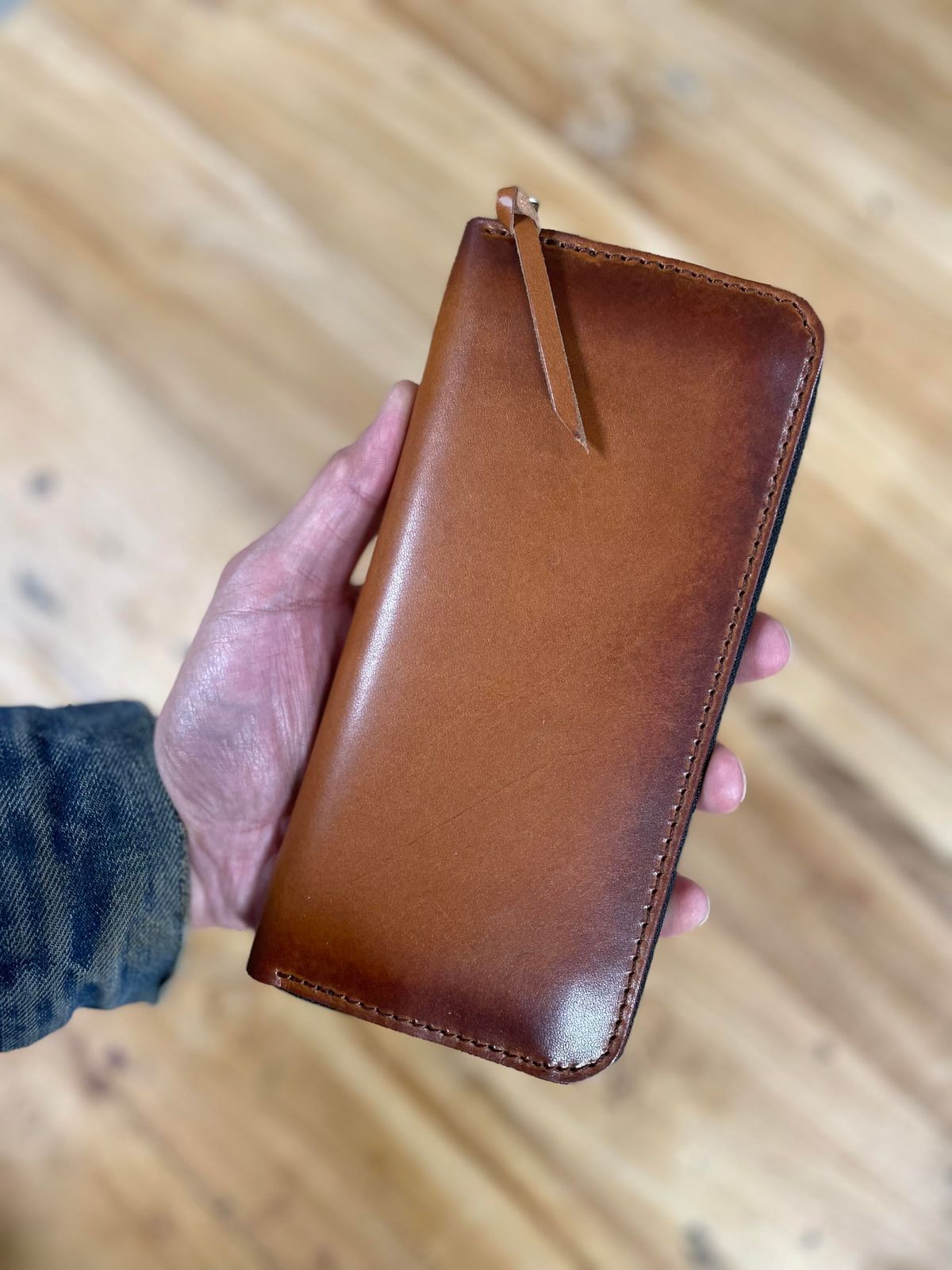 コデル atelierCODEL 長財布 ラウンドファスナー 栃木レザー メンズ 財布 本革 日本製 (ブラウン) [ブラウン]
