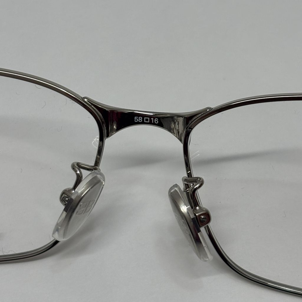 BALENCIAGA バレンシアガ 25AW LOGO SQUARE GLASSES メガネ BB0375OA シルバー size:58 16【中目黒B06】 BALENCIAGA バレンシアガ 25AW LOGO SQUARE GLASSES メガネ BB0375OA シルバー size:58 16【中目黒B06】