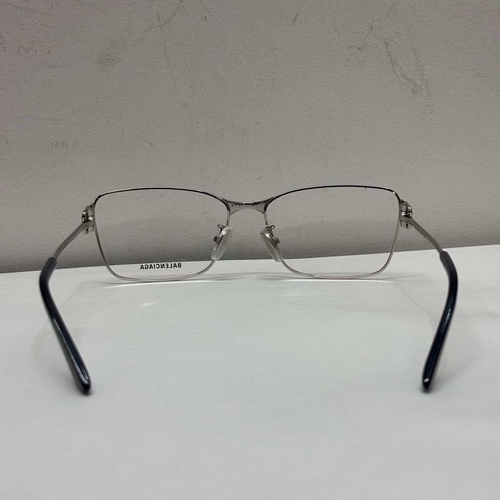BALENCIAGA バレンシアガ 25AW LOGO SQUARE GLASSES メガネ BB0375OA シルバー size:58 16【中目黒B06】 BALENCIAGA バレンシアガ 25AW LOGO SQUARE GLASSES メガネ BB0375OA シルバー size:58 16【中目黒B06】
