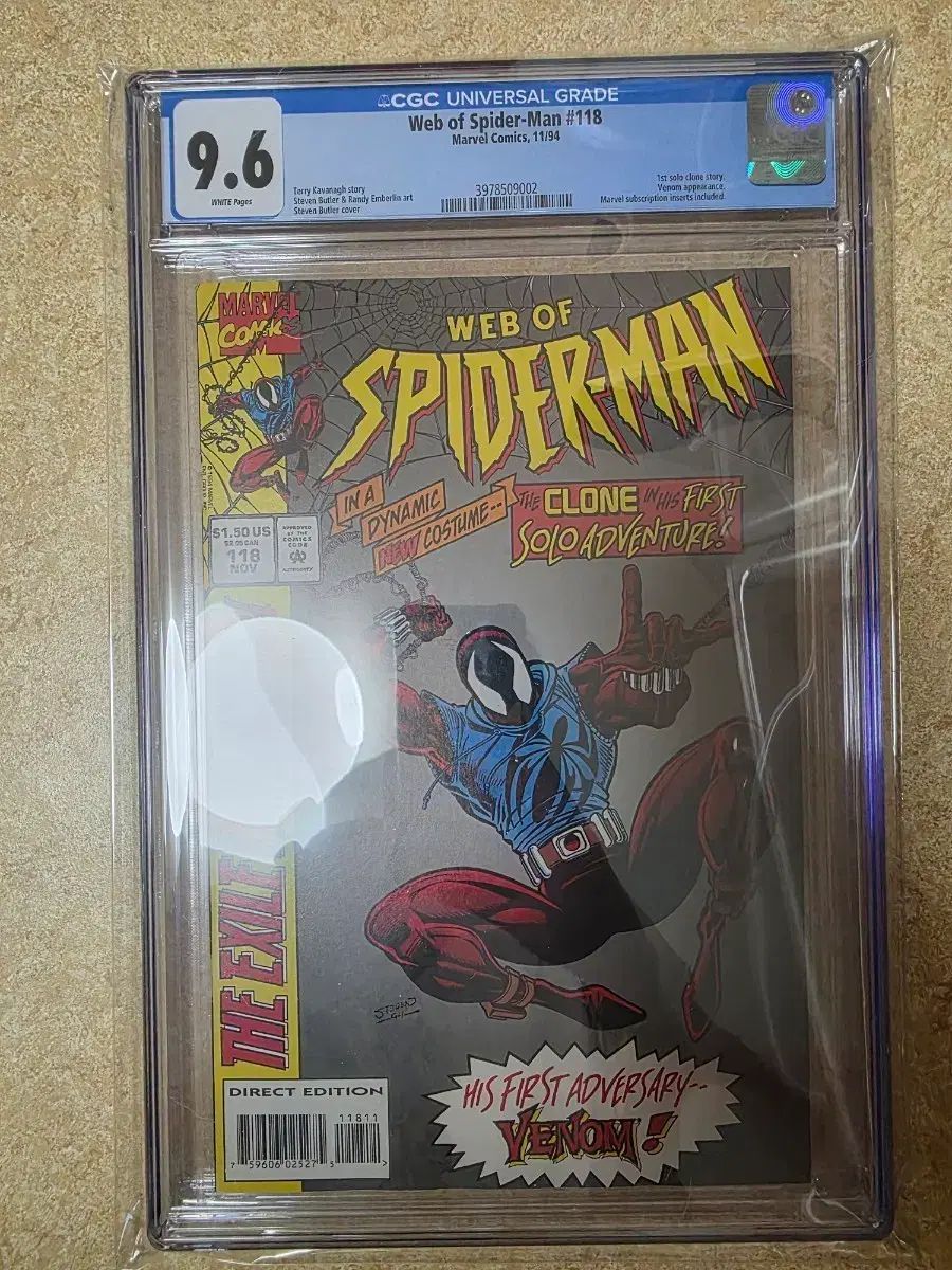 ウェブ OF スパイダーマン 118 ほ CGC 9 6