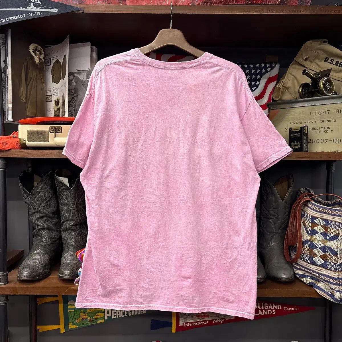 NIRVANA(ニルヴァーナ) オフィシャル マーチャンダイズ BIG スマイル ウォッシュド プリンティング Tシャツ N1524