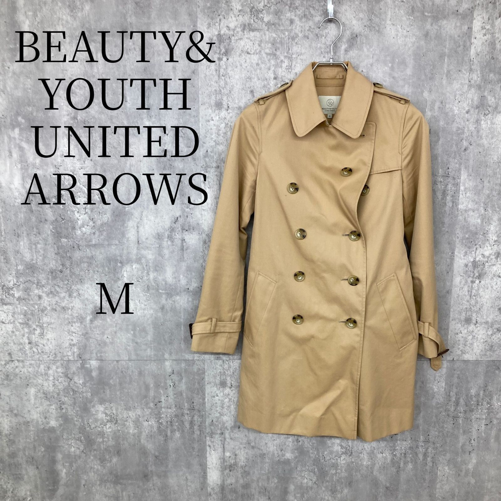 レディース BEAUTY&YOUTH UNITED ARROWS トレンチコート ベージュ M 