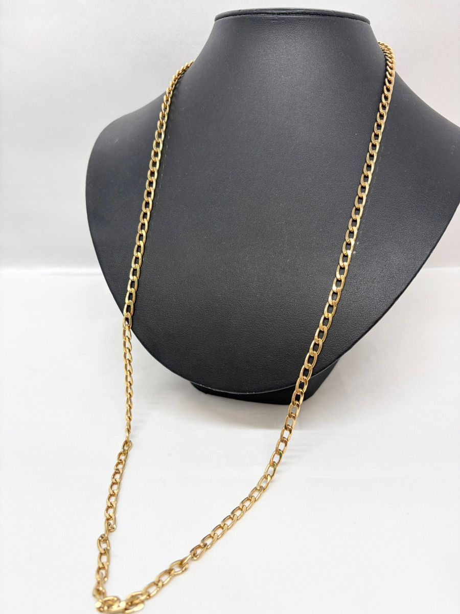 クリスチャン ディオール DIOR 80cm チェーンネックレス 付属品なし M-2030 中古品