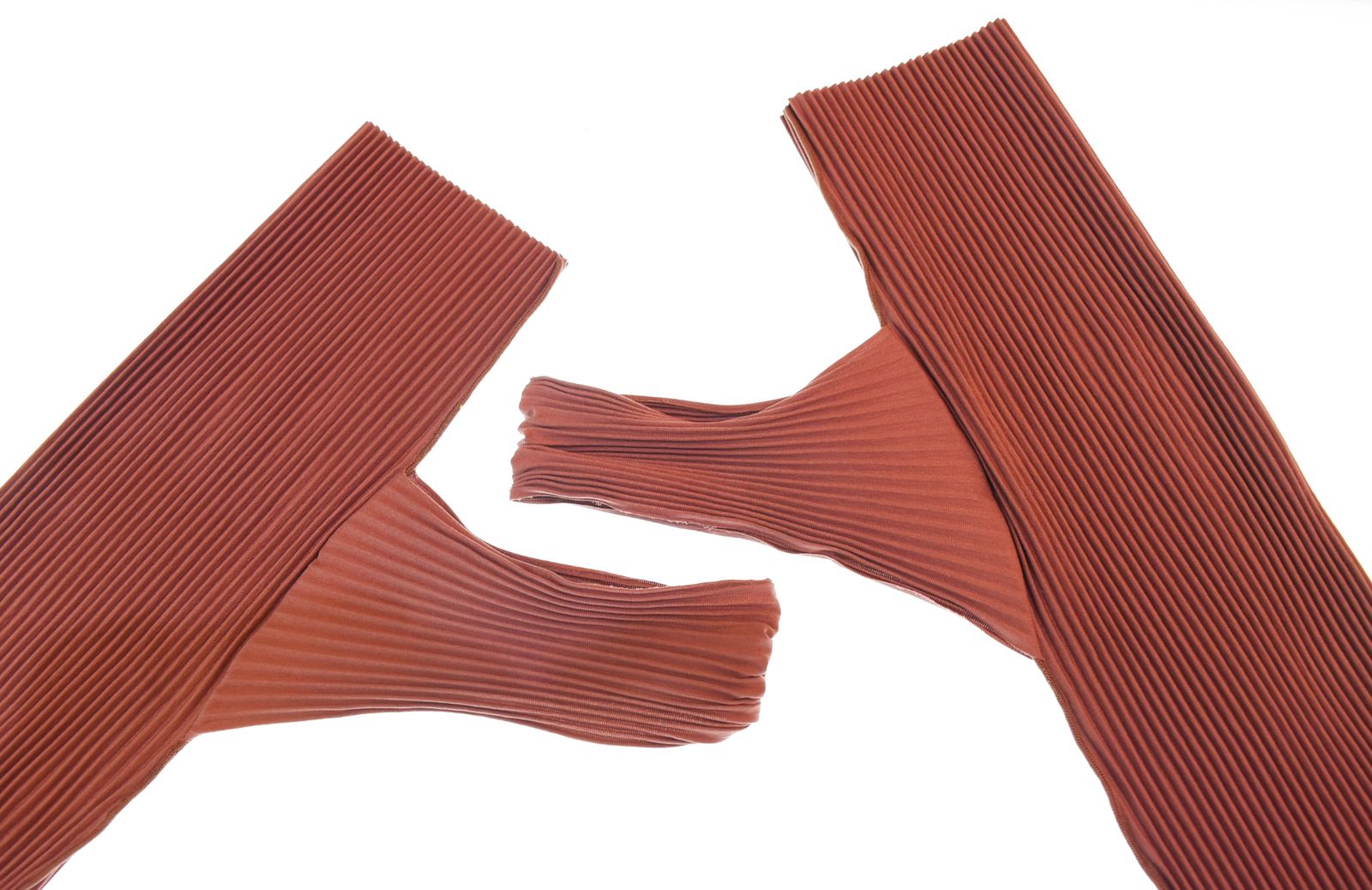 コトハヨコザワ kotohayokozawa todo 24AW PLEATS DRAPED NECK TOP プリーツ ドレープドネックトップ カットソー 長袖カットソー ワインレッド フリーサイズ 103LT-229