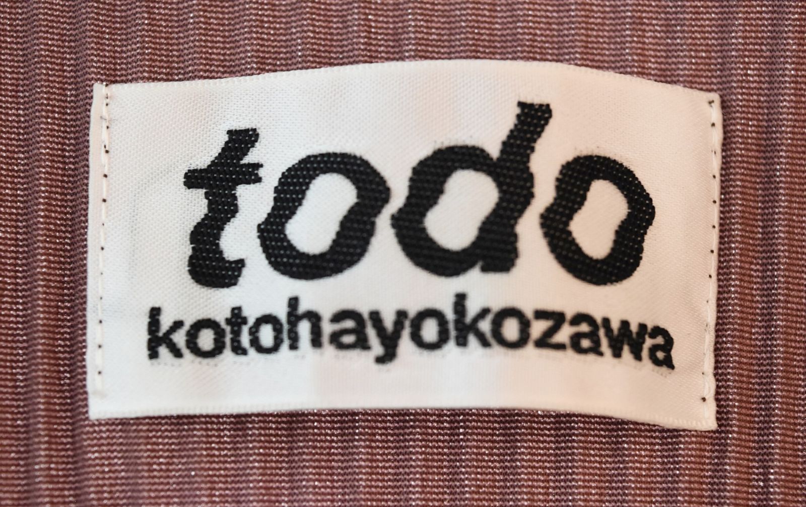 コトハヨコザワ kotohayokozawa todo 24AW PLEATS DRAPED NECK TOP プリーツ ドレープドネックトップ カットソー 長袖カットソー ワインレッド フリーサイズ 103LT-229