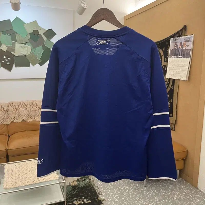 Reebok リーボック NHL トロント メイプル メイプルリーフス ホッケー ジャージ ロングスリーブ L C12096