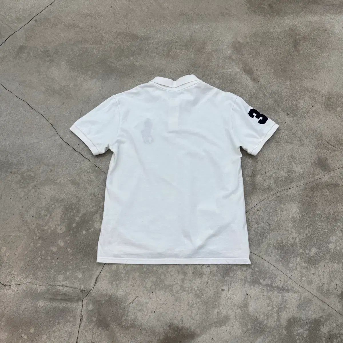 ユニセックス POLO RALPH LAUREN ポロラルフローレン BIG ポニー 白 半袖