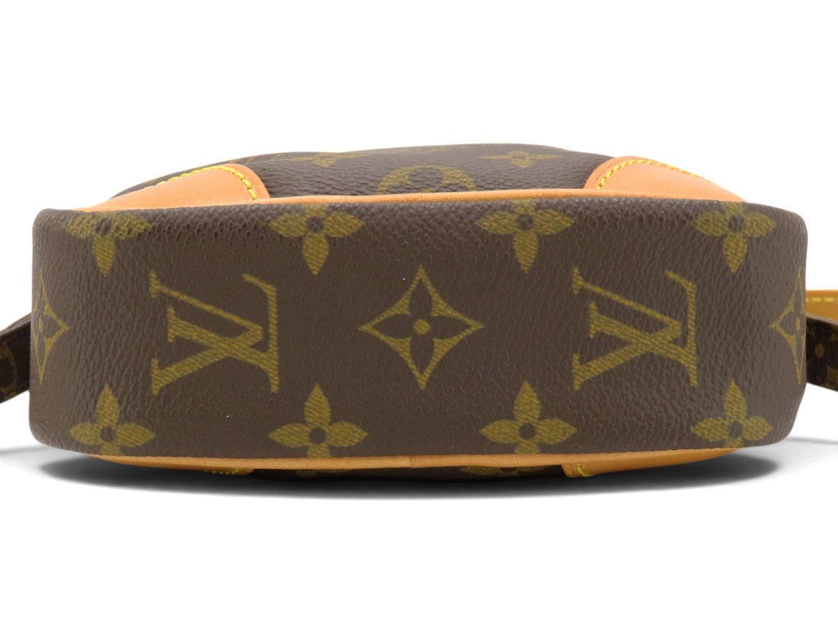 【外美品】ルイヴィトン LOUIS VUITTON モノグラム ダヌーブ 斜め掛けショルダーバッグ ポーチ ポシェット ダークブラウン M45266 【外美品】ルイヴィトン LOUIS VUITTON モノグラム ダヌーブ 斜め掛けショルダーバッグ ポーチ ポシェット ダークブラウン M45266