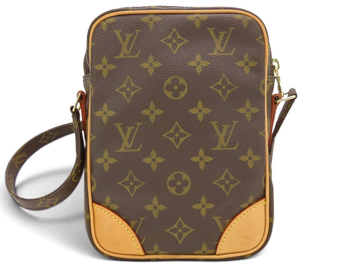 【外美品】ルイヴィトン LOUIS VUITTON モノグラム ダヌーブ 斜め掛けショルダーバッグ ポーチ ポシェット ダークブラウン M45266 【外美品】ルイヴィトン LOUIS VUITTON モノグラム ダヌーブ 斜め掛けショルダーバッグ ポーチ ポシェット ダークブラウン M45266