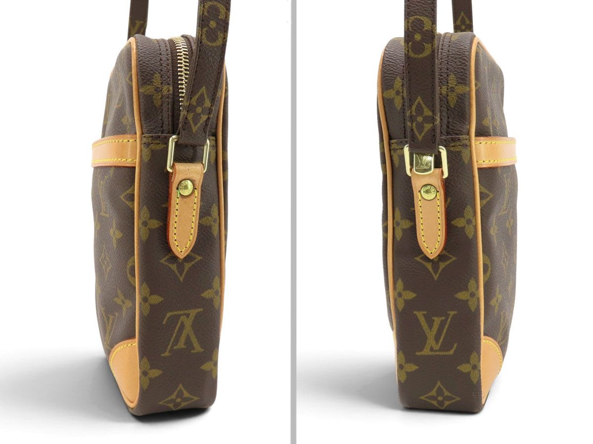 【外美品】ルイヴィトン LOUIS VUITTON モノグラム ダヌーブ 斜め掛けショルダーバッグ ポーチ ポシェット ダークブラウン M45266 【外美品】ルイヴィトン LOUIS VUITTON モノグラム ダヌーブ 斜め掛けショルダーバッグ ポーチ ポシェット ダークブラウン M45266