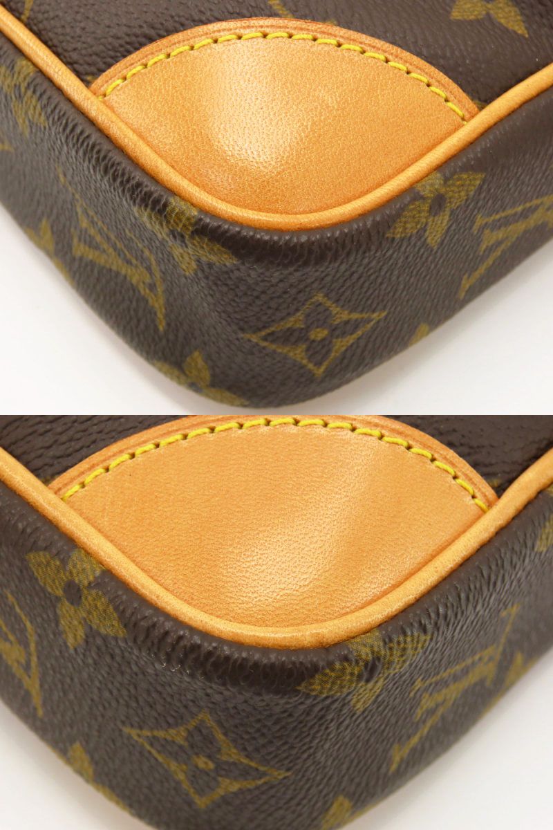 【外美品】ルイヴィトン LOUIS VUITTON モノグラム ダヌーブ 斜め掛けショルダーバッグ ポーチ ポシェット ダークブラウン M45266 【外美品】ルイヴィトン LOUIS VUITTON モノグラム ダヌーブ 斜め掛けショルダーバッグ ポーチ ポシェット ダークブラウン M45266