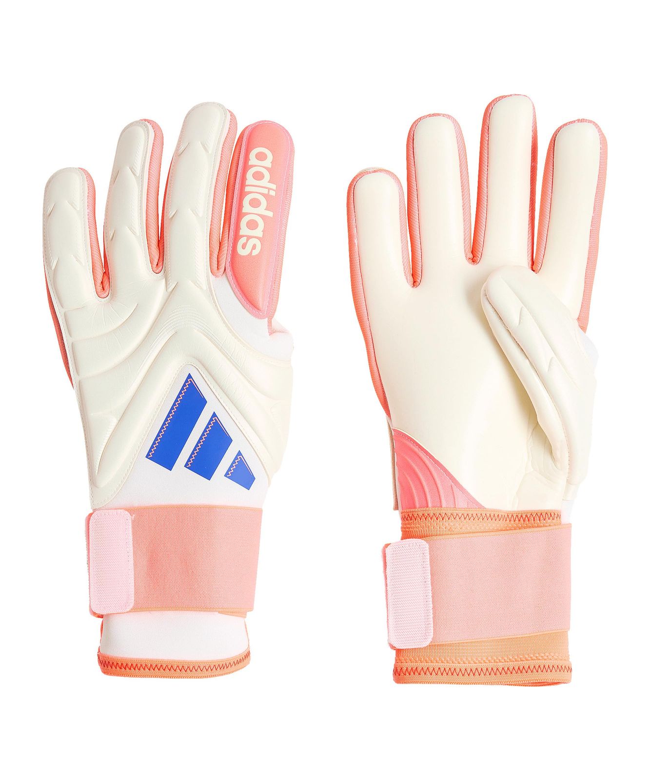 アディダス(adidas) サッカー ゴールキーパーグローブ コパPro JN5336(オフホワイト/ルシッドブルー/シグナルコーラル) KSZ19