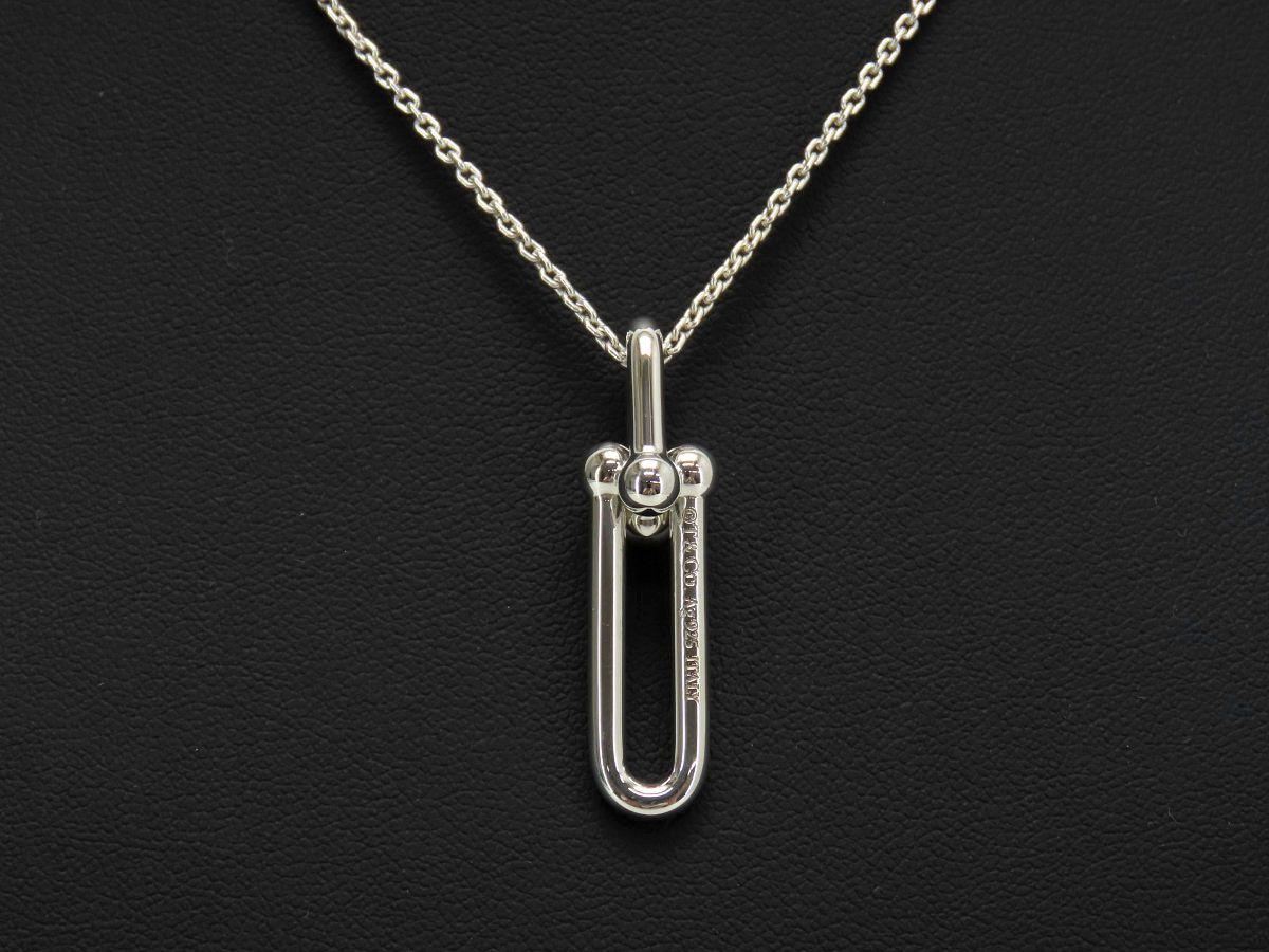 【新品仕上げ】ティファニー TIFFANY&Co. ハードウェア リンク ペンダント ネックレス 細長 スターリングシルバー シルバー シルバー925 AG925 63104310 【新品仕上げ】ティファニー TIFFANY&Co. ハードウェア リンク ペンダント ネックレス 細長 スターリングシルバー シルバー シルバー925 AG925 63104310