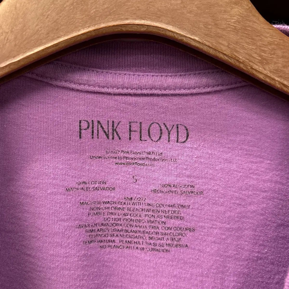 ピンクフロイド オフィシャル リープリンティング 67' U S TOUR サンダーイーグルス プリンティング Tシャツ