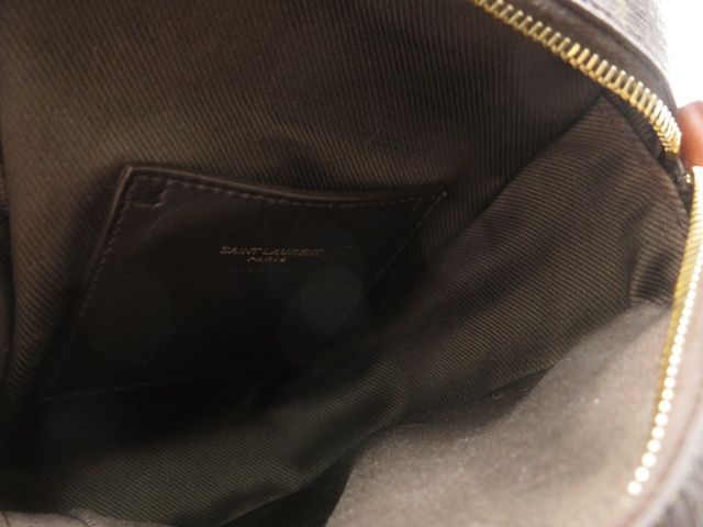 SAINT LAURENT サンローラン バッグ ショルダーバッグ ダークブラウン PVC/レザー ﾊﾞｯｸﾞ 685534 ショルダーバッグ PVC/レザー ダークブラウン ダークブラウン ユニセックス【中古】431