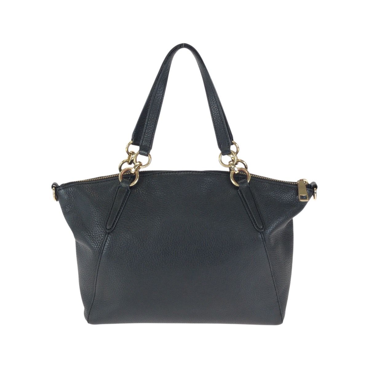 COACH コーチ スモールケルシー ブラック 黒 ゴールド金具 レザー F28993 トートバッグ ハンドバッグ レディース 602665【中古】