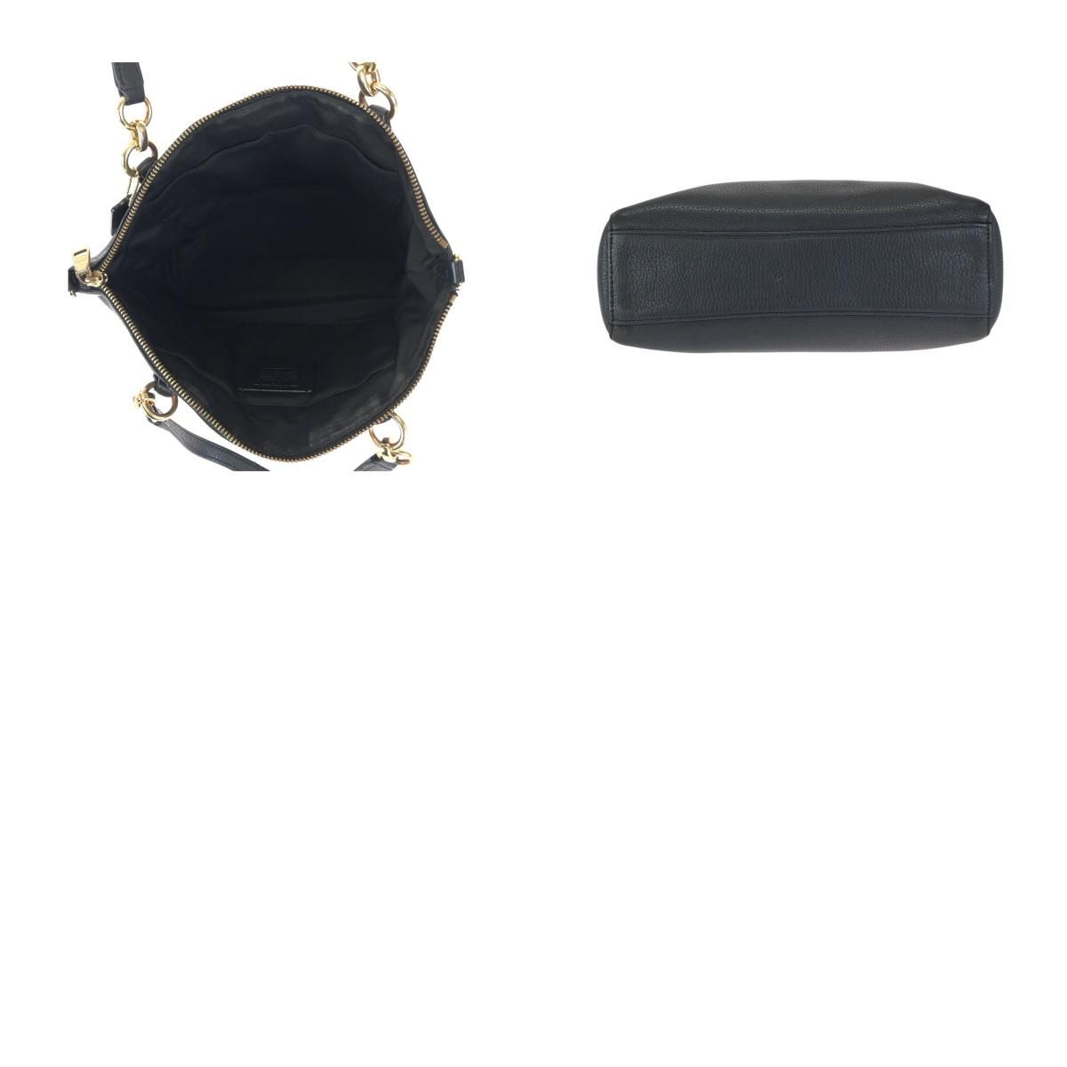 COACH コーチ スモールケルシー ブラック 黒 ゴールド金具 レザー F28993 トートバッグ ハンドバッグ レディース 602665【中古】