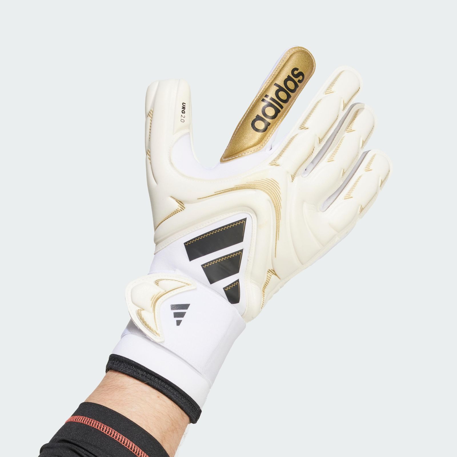 アディダス(adidas) サッカー ゴールキーパーグローブ コパPro JZ5793(ゼロメタリック/ブラック/ゴールドメタリック) KSZ19