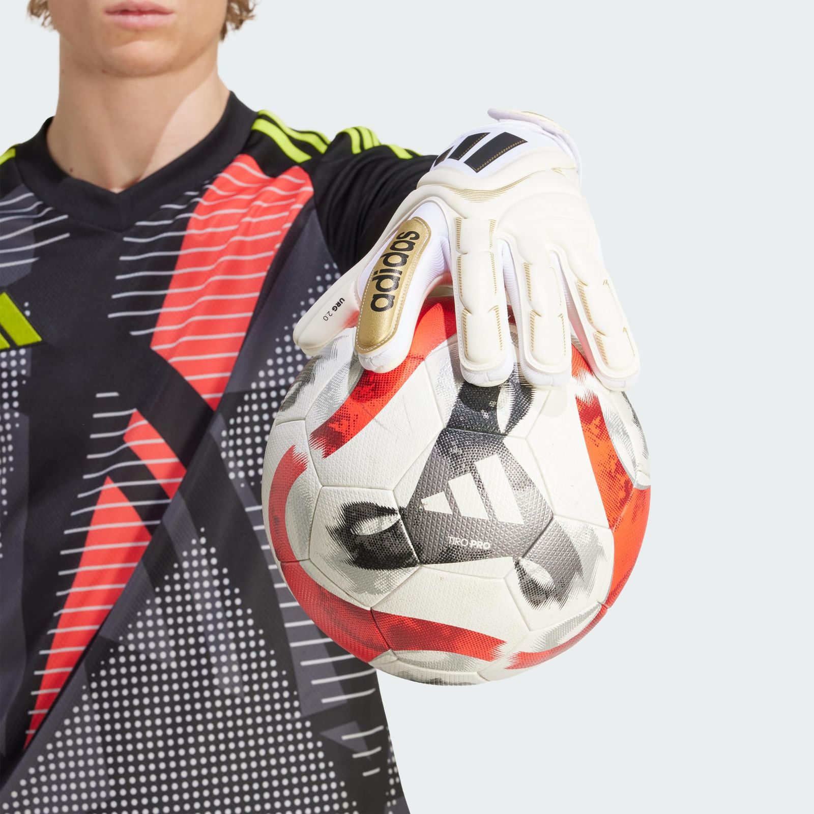 アディダス(adidas) サッカー ゴールキーパーグローブ コパPro JZ5793(ゼロメタリック/ブラック/ゴールドメタリック) KSZ19
