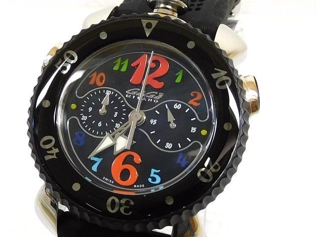 GaGa MILANO ガガミラノ ■ GAGー701002 クロノグラフ クロノスポーツ メンズ 時計 クォーツ ウォッチ □8E エム100
