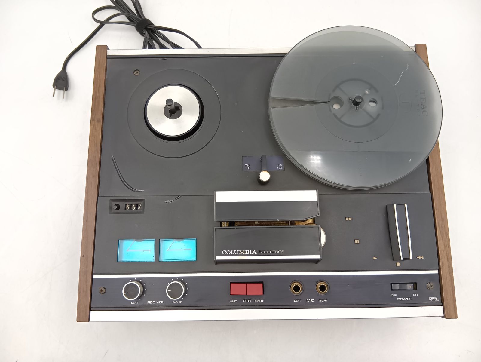 コロムビア レコーダー COLUMBIA コロンビア オープンリール セット 7D26 コロムビアテープ