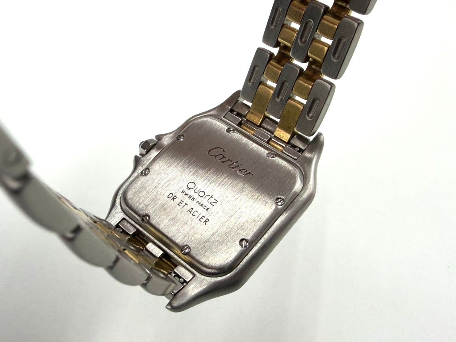 中古】Cartier パンテール カルティエ SM SS YG 750腕時計 2ロウ 