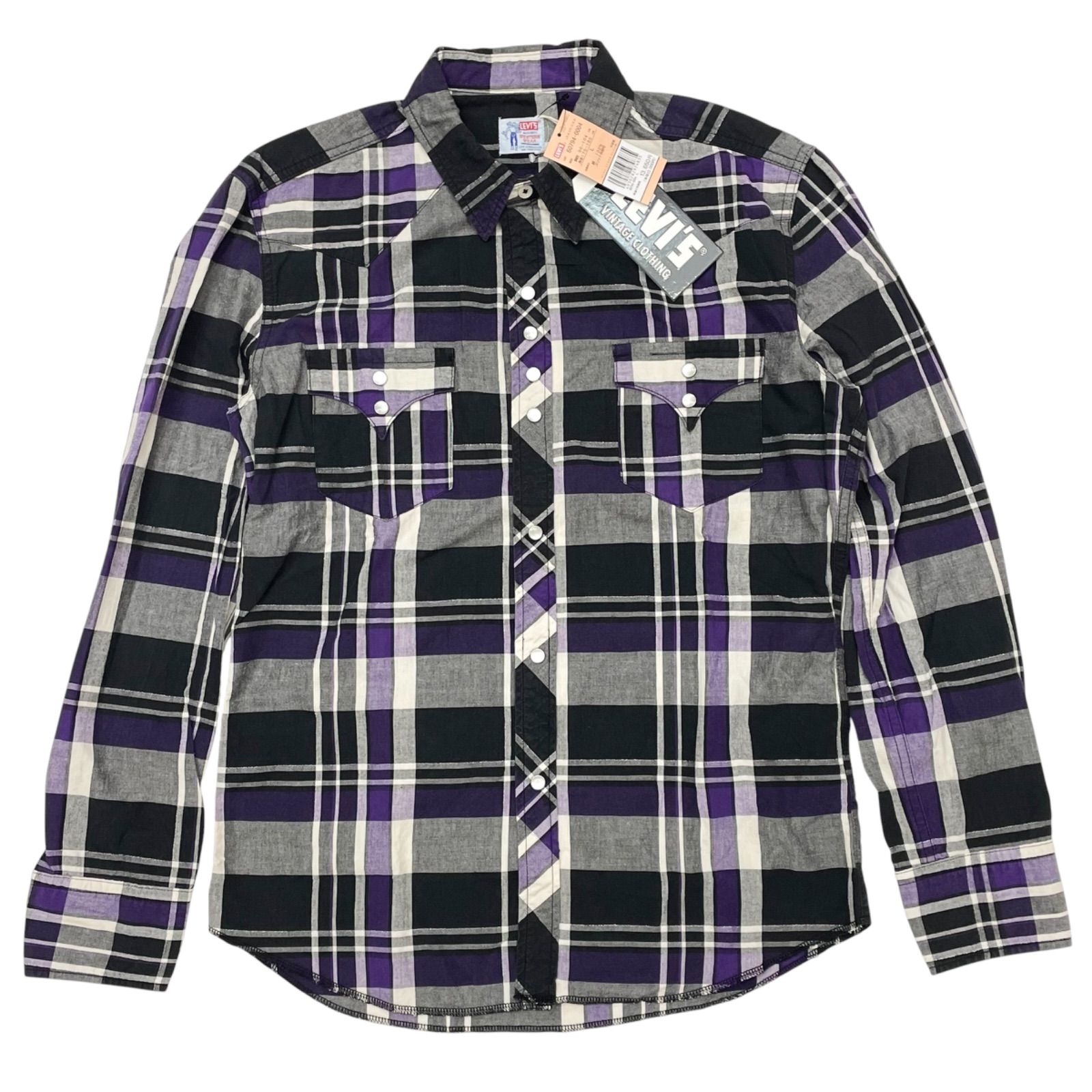 未使用品 Lサイズ LEVI'S VINTAGE CLOTHING LVC 60794-0004 リーバイス ビンテージクロージング チェック ウエスタンシャツ
