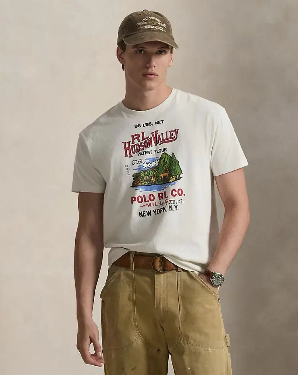 ポロラルフローレン RL HUDSON VALLEY クラシックフィット 半袖Tシャツ L
