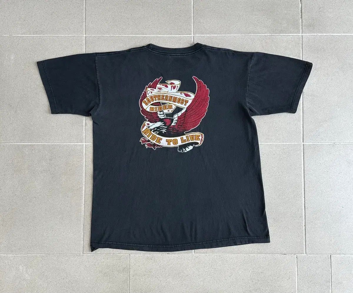 ヴィンテージ バイカー Tシャツ XL イーグル