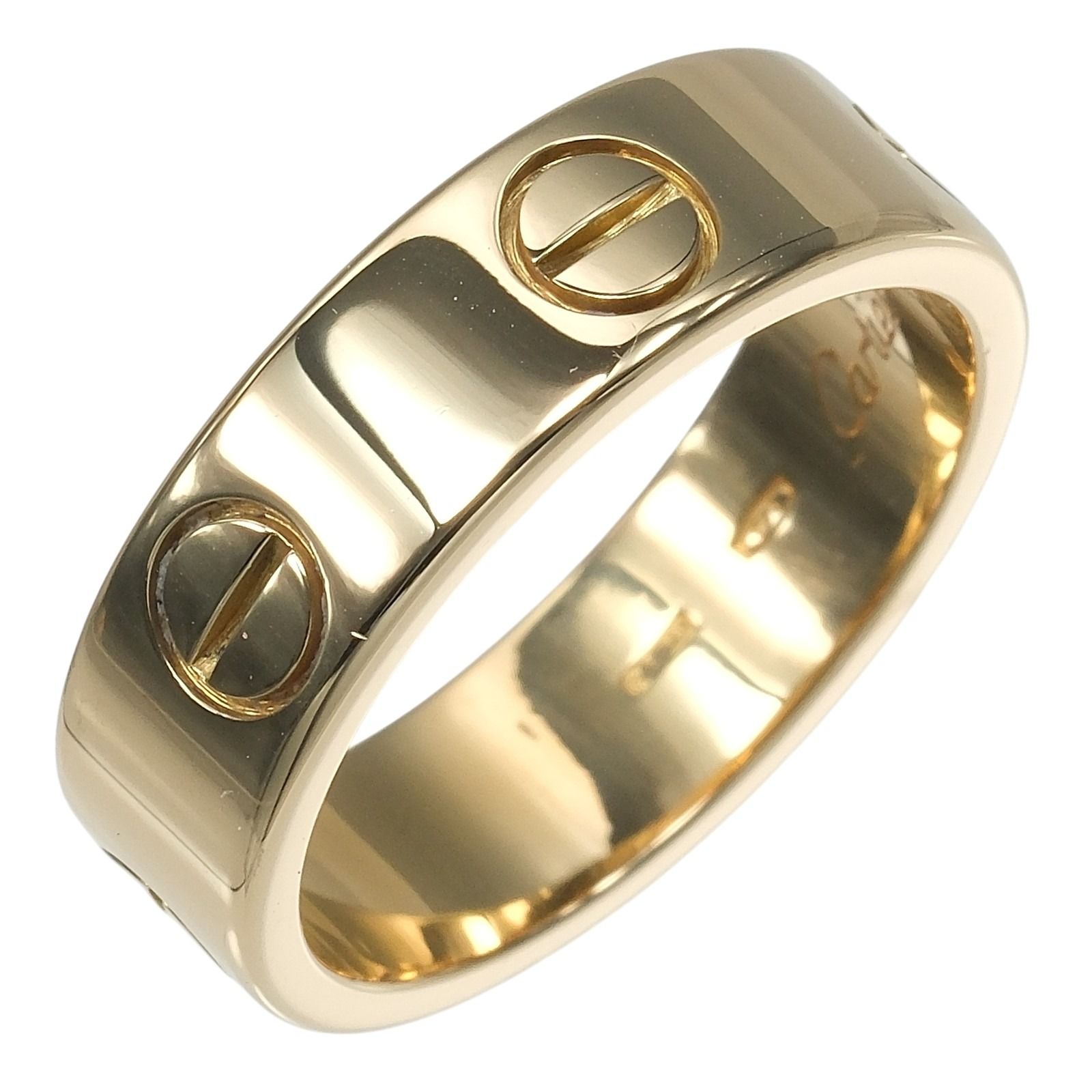 【CARTIER】カルティエ ラブ K18イエローゴールド 10号 レディース 6.78g リング・指輪
