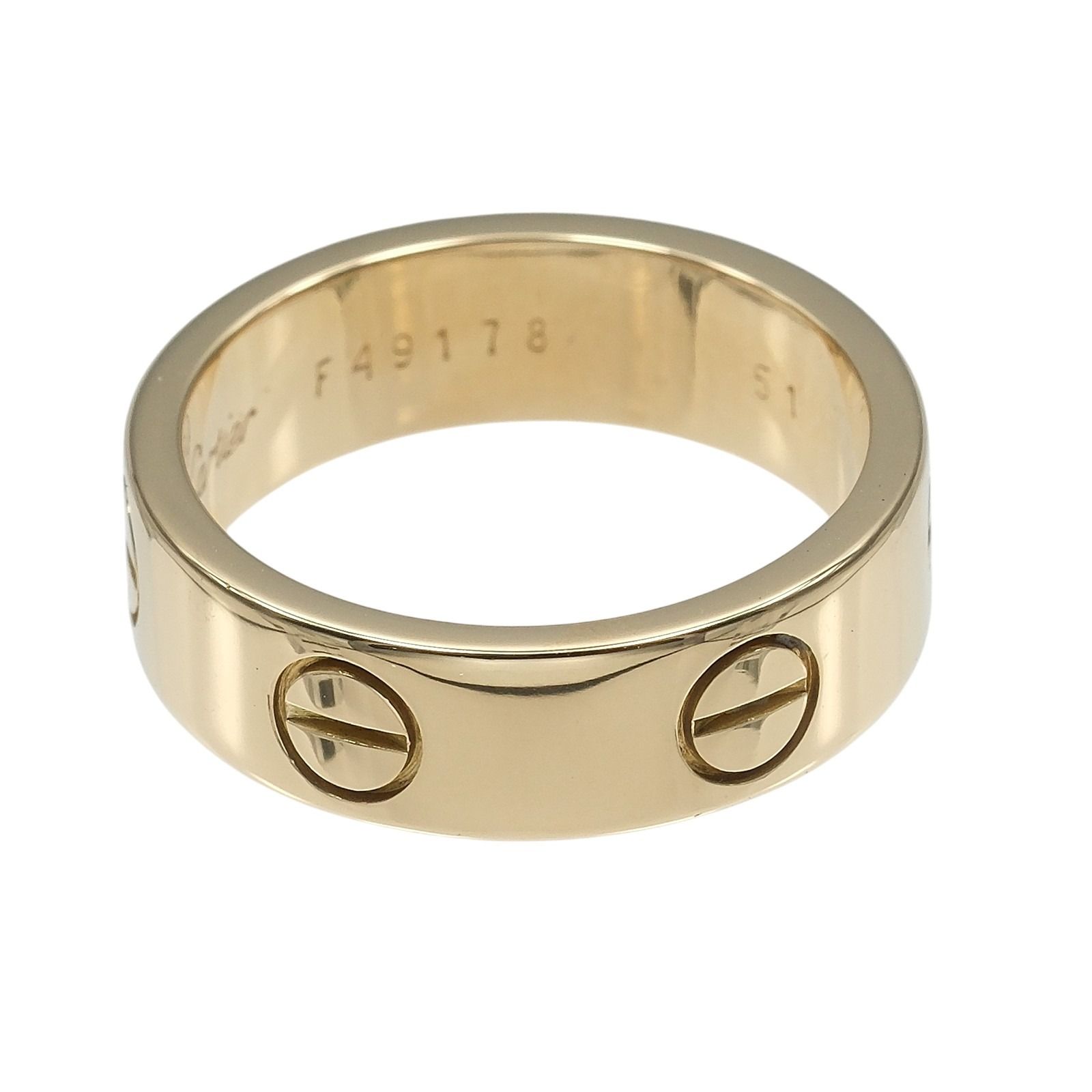 【CARTIER】カルティエ ラブ K18イエローゴールド 10号 レディース 6.78g リング・指輪