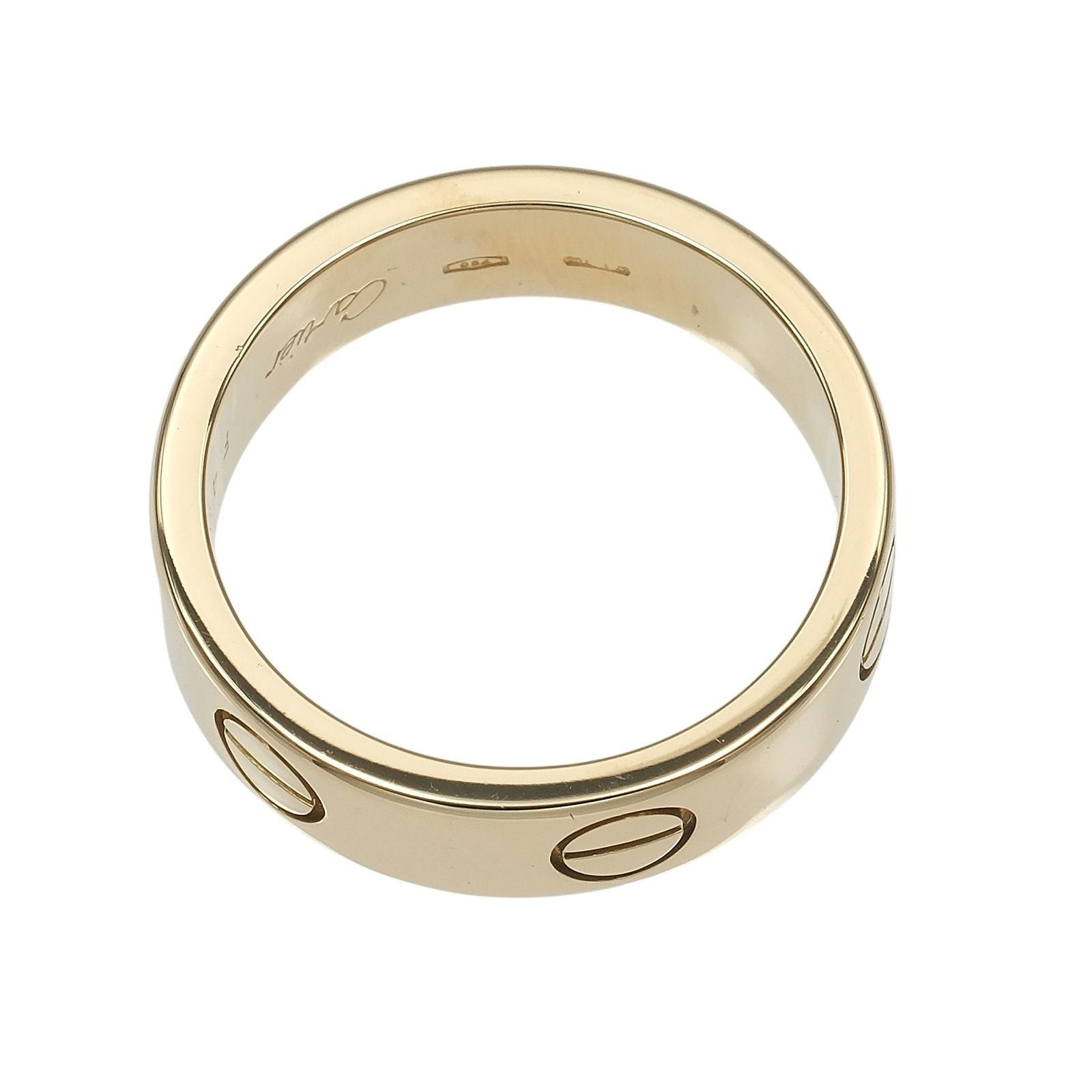 【CARTIER】カルティエ ラブ K18イエローゴールド 10号 レディース 6.78g リング・指輪